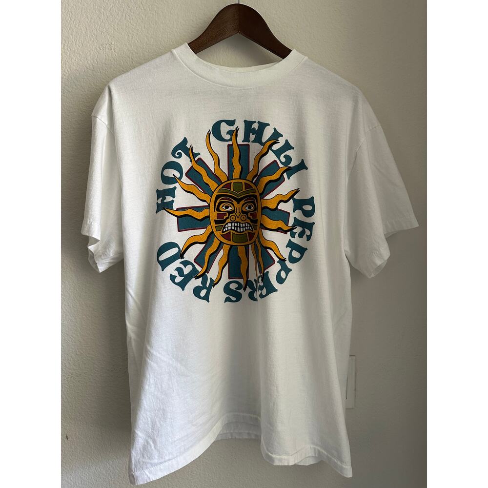 Red Hot Chili Peppers "Aeroplane 96' Tour" Vintage Reprint Oneita Tag
